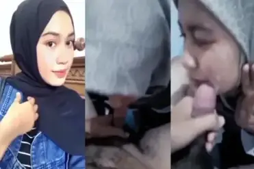 Hijab Cantik Sepong Habis Sampai Crot Di Muka Polos